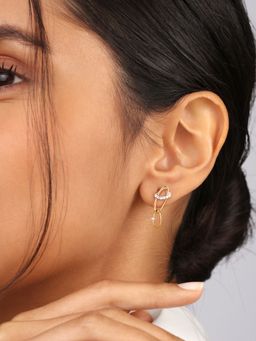 Mia by Tanishq - Cosmic Dreams 14Kt Drop Earrings