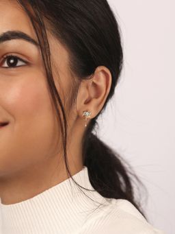 Mia by Tanishq - Moonlit Mansions 14Kt Nakshatra Drop Earrings