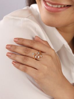 Mia by Tanishq - Constellation Dreams 14Kt Diamond Finger Ring