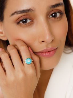 Mia by Tanishq - Greece Lariat 14Kt Diamond Ring (12)