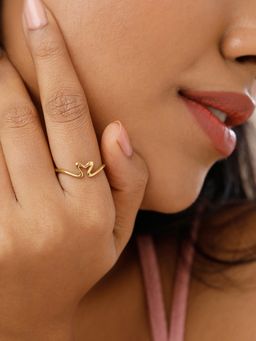 Mia by Tanishq - Cupid Edit 14Kt Gold Heart Finger Ring