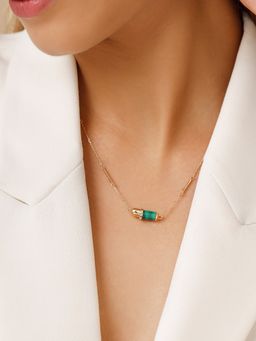 Mia by Tanishq - Luxe Illusions 14Kt Diamond Pendant with Chain