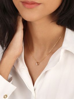 Mia by Tanishq - Starry Trails Studded Diamond 18Kt Necklace