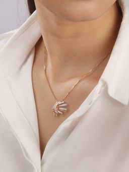 Mia by Tanishq - Sparkling Harmony 14Kt Diamond Necklace