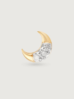 Mia by Tanishq - 14Kt Yellow Gold Diamond Nose Pin