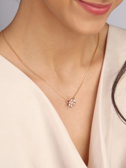 Mia by Tanishq - Ethereal Star-Crossed 14Kt Diamond Pendant