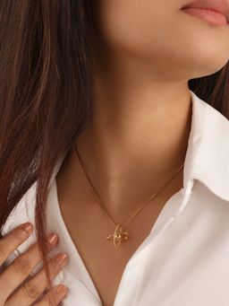 Mia by Tanishq - Double Moon Elegance 18Kt Pendant