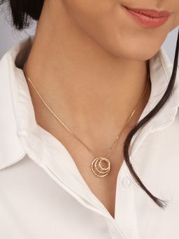 Mia by Tanishq - Orbiting Elegance 14Kt Pendant