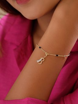Mia by Tanishq - Sutra Diy with Alphabet Charms- B