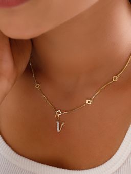 Mia by Tanishq - Sutra Diy with Alphabet Charms- V