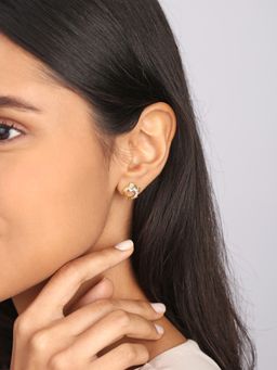 Mia by Tanishq - Luminous Flare 14Kt Diamond Stud Earrings