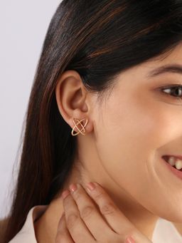 Mia by Tanishq - A Graceful Ode To The Cosmos 18Kt Stud Earrings