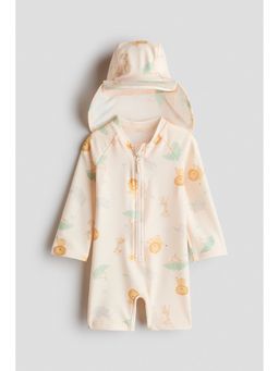 H&M - Unisex Beige Upf 50 Sun Protection Set