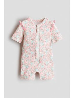 H&M - Girls Multi-Color Swimsuit With Upf 50