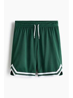H&M - Boys Green Basketball Shorts With Drymove