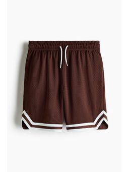 H&M - Boys Brown Basketball Shorts With Drymove