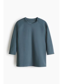 H&M - Boys Turquoise Upf 50 Sports Swim Top