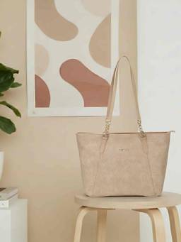 Metro - Women Beige Casual Handbag