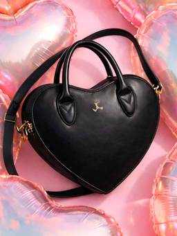 Mochi - Women Black Casual Sling Bag with Detachable Strap