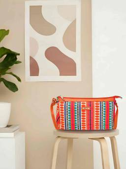 Metro - Women Orange Casual Handbag