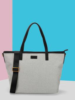 Mochi - Women Black Casual Handbag with Detachable Strap