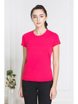 Van Heusen - Women Crew Neck & Short Sleeve Lounge T-Shirt - Rose Red