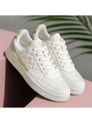 U.S. POLO ASSN. SOPHIE 2.0 Women Sneakers - Off White - Image 1