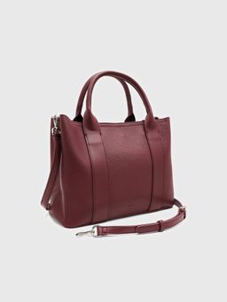 CARPISA ITALIA - Women Edvige Burgundy Handbag with Detachable Strap (M)