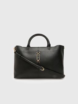 CARPISA ITALIA - Women Giulia Black Handbag with Detachable Strap (M)