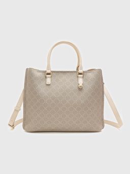 CARPISA ITALIA - Women Diana Spring Beige Handbag with Detachable Strap (L)