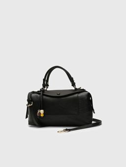 CARPISA ITALIA - Women Giada Black Handbag with Detachable Strap (L)