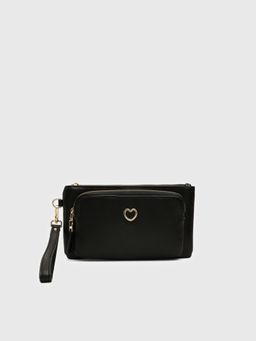 CARPISA ITALIA - Women Dalia Black Textured Wallet (S)