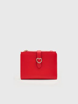 CARPISA ITALIA - Women Dalia Red Textured Wallet (S)