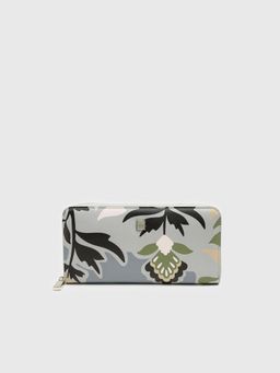 CARPISA ITALIA - Women Bouquet Grey Floral Printed Wallet (L)