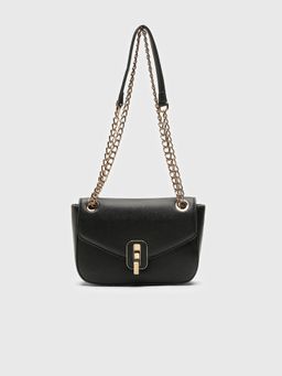 CARPISA ITALIA - Women Minerva Black Shoulder Bag (M)