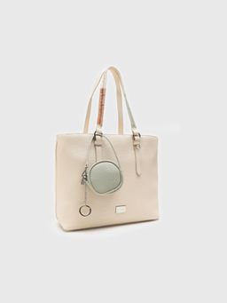 CARPISA ITALIA - Women Lucille Off White Tote Bag with Pouch (L)