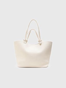 CARPISA ITALIA - Women Mimosa White Solid Tote Bag (L)