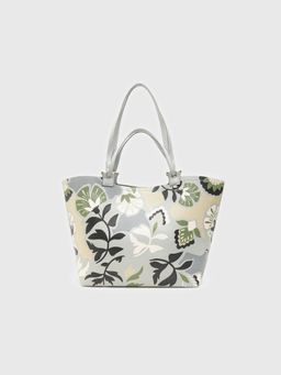 CARPISA ITALIA - Women Mimosa Grey Floral Printed Tote Bag (L)