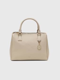 CARPISA ITALIA - Women's Loto Solid Satchel Bag with Detachable Strap (M)