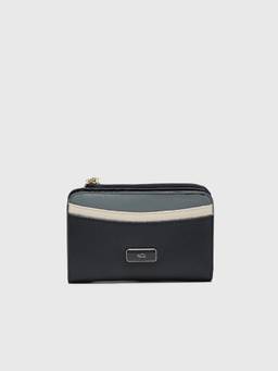 CARPISA ITALIA - Women's Navy Blue Fresia V2 Colorblock Wallet