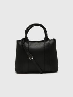 CARPISA ITALIA - CARPISA Edvige Women Satchel Bag With Detachable Strap - Black (M)
