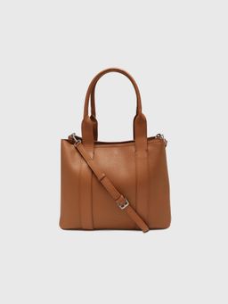 CARPISA ITALIA - CARPISA Edvige Women Tote Bag With Detachable Strap - Tan (L)