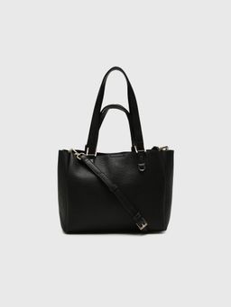 CARPISA ITALIA - CARPISA Amaranta Women Tote Bag With Detachable Strap - Black (L)