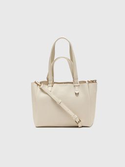 CARPISA ITALIA - CARPISA Amaranta Women Tote Bag With Detachable Strap - Cream (L)