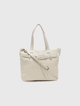 CARPISA ITALIA - CARPISA Calendula Women Tote Bag With Detachable Strap - White (M)