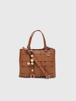CARPISA ITALIA - CARPISA Anturio Women Satchel Bag With Detachable Strap - Brown (M)