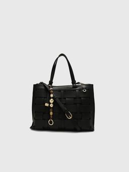 CARPISA ITALIA - CARPISA Anturio Women Handbag With Detachable Strap - Black (M)