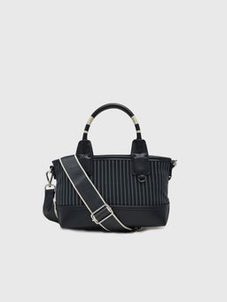 CARPISA ITALIA - Gabriela V2 Women Satchel Bag With Detachable Strap - Navy Blue (S)