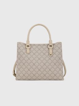CARPISA ITALIA - Diana Women Satchel Bag With Detachable Strap - Taupe (M)