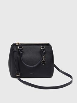 CARPISA ITALIA - Loto Women Satchel Bag With Detachable Strap - Navy Blue (L)